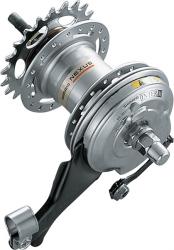Laufräder NEXUS 3-GANG-NABE FÜR ROLLERBRAKE 36LOCH, 126.8MM X 176.8MM