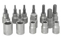 Werkstatt & Lagerung VAR SATZ M.12 BIT-EINSÄTZEN ADAPTER,TORX-BITS