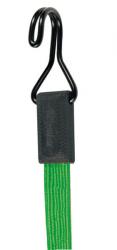 Werkstatt & Lagerung SMOOTH SPANNGUMMI FLACH GRÜN 80CM DOPPELHAKEN, TÜV GEPRÜFT