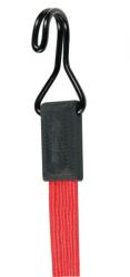 Werkstatt & Lagerung SMOOTH SPANNGUMMI FLACH ROT 60CM DOPPELHAKEN, TÜV GEPRÜFT