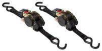 Fahrradzubehör ZURRGURTE MIT RATSCHE/3238 SCHWARZ 2ER PACK, 3,0M LANG,25CM BREIT