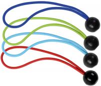 Fahrradzubehör MINISPANNER 4ER SET MIT KUGELKOPF BLAU/GRÜN/ROT 200X4MM