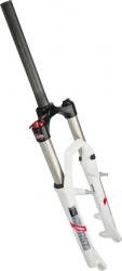 Gabel und Hinterraddämpfer FEDERGABEL OMEGA TNL W 100MM V/DISC WEISS, BLOCKBAR,28.6X260X0