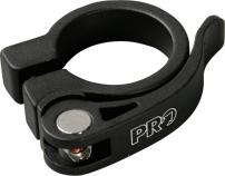 Fahrradzubehör SATTELROHRSCHELLE SCHNELLSPANNER SCHWARZ 34,9 MM