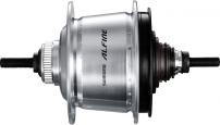 Werkstatt & Lagerung 8-GANGNABE  CL DISC-BRAKE SILBER 36LOCH 135X187 M. ROTOR AUFN.