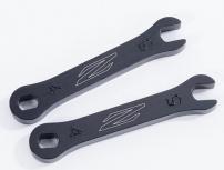 Freizeit Zipp Ventilschraubenschlüssel 4mm und 5mm schwarz, Menge 2 Stk.