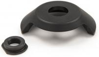 Freizeit wethepeople Nabenschutz Helix Nylon 36H, hinten, Driver Seite, schwarz 