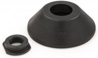 Freizeit wethepeople Nabenschutz Helix Nylon 36H, hinten, schwarz 