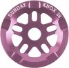 Freizeit Sunday Knox Kettenblatt mit Guard 28T, 7075-T6 ano. pink