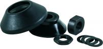 Freizeit Fiend Full-Cab V1 Nabenschutz hinten Nicht Driver Side, schwarz 