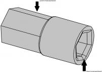 Freizeit Demontagewerkzeug Freiläufe für MTB Naben (11mm Adapter) 