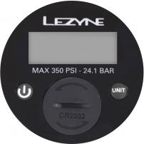 Freizeit Lezyne Manometer 2,5" Digital 350PSI, für alle Floor Pumpen schwarz
