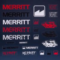 Freizeit Merritt Stickerset schwarz 