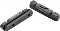 Freizeit Voxom Ersatzbeläge Road Brb2 2 Stück, schwarz, Carbon-Felgen, Shimano