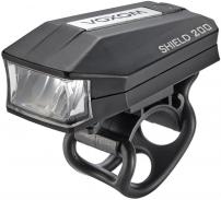 Freizeit Voxom Frontlicht Lv3 schwarz, Li-Ion Batterie, USB, 200 Lumen