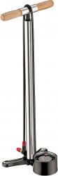 Freizeit Standluftpumpe Alloy Floor Drive silber-glänzend