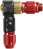 Freizeit Lezyne ABS-1 Pro HP Chuck Braided Pumpen Schrader und Presta, für High Pressure Braided Hose, rot-glänzend