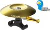 Freizeit Lezyne Classic Shallow Brass Klingel Messing poliert schwarze Halterung