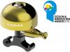 Freizeit Classic Brass Fahrradklingel gold-schwarz / 28 g / M