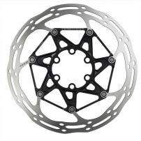 Freizeit Bremsscheibe Centerline X Rounded, zweiteilig 6-Loch, titan Schrauben / 140 mm