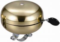 Freizeit Voxom Klingel KL12 gold, Messing, Durchmesser 83 mm 