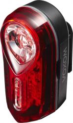 Freizeit Voxom Rücklicht Lh5 schwarz, inkl. 2x AAA Batterien 5 Lumen