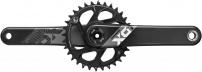 Freizeit Kurbelgarnitur X01 Eagle DUB Standard/FAT FAT4" 175mm, 30T DM, schwarz ohne DUB Innenlager