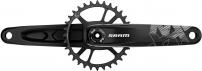 Freizeit Kurbelgarnitur NX Eagle DUB Standard/FAT 170mm, 32T DM, schwarz, Boost 148 ohne DUB Innenlager