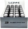 Freizeit Lezyne Tubeless Kit Box schwarz 24 Stück