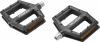 Freizeit Voxom MTB Flat Pedale Pe23 schwarz, Kunststoff-Körper, 7mm Boron-Achse, Industriellager