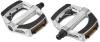 Freizeit Voxom MTB Flat Pedale Pe25 silber, Aluminium-Körper, 7mm Boron-Achse, Gleitlager