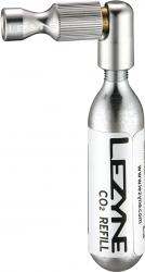 Freizeit CO2 Fahrradpumpe Trigger Drive silber-glänzend