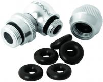 Freizeit Lezyne Slip Fit Chuck Adapter  silber-glänzend