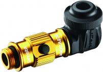 Freizeit Lezyne ABS Flip-Thread Chuck für Swivel/ Micro Floor/Standpumpen gold-glänzend