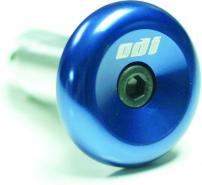 Freizeit Endkappen Aluminium blau