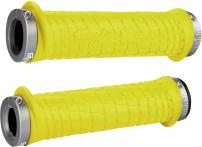 Freizeit MTB Griffe Troy Lee Designs Lock-On gelb / grau