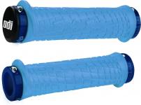 Freizeit MTB Griffe Troy Lee Designs Lock-On hellblau / blau