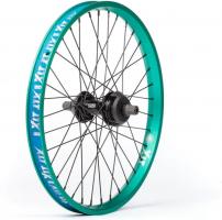 Freizeit XLT Revolution Laufrad RHD (mit Nabenschutz), teal (schwarze Nabe)