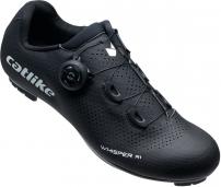 Freizeit Rennradschuhe Whisper R1 45 / schwarz