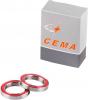 Freizeit Ersatz-Lagerkit für CEMA Innenlager silber-schwarz / 25 mm / Keramik