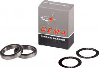 Freizeit Ersatz-Lagerkit für CEMA Innenlager schwarz / 24 - 22 & 24 mm / Keramik