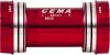 Freizeit Innenlager BB30 Interlock rot / Edelstahl / SRAM GXP / 24 - 22 mm