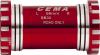 Freizeit Innenlager BB30 Interlock rot / Edelstahl / SRAM GXP / 24 - 22 mm