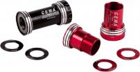 Freizeit Innenlager BBright42 Interlock schwarz / Keramik / Shimano / 24 mm