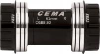 Freizeit Innenlager OSBB Interlock schwarz / Keramik / Shimano / 24 mm
