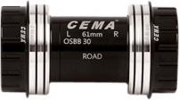 Freizeit Innenlager OSBB Interlock schwarz / Keramik / SRAM GXP / 24 - 22 mm