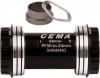 Freizeit Innenlager PF30 Interlock schwarz / Keramik / Shimano / 24 mm