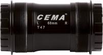 Freizeit Innenlager T47 Edelstahl / Shimano / 24 mm