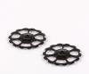 Freizeit Schaltrollen Shimano & SRAM SRAM Eagle 12-fach, Shimano 12-fach Edelstahl - schwarz