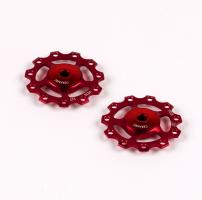 Freizeit Schaltrollen Shimano & SRAM Shimano 9/10/11-fach, SRAM 10/11-fach Keramik - rot
